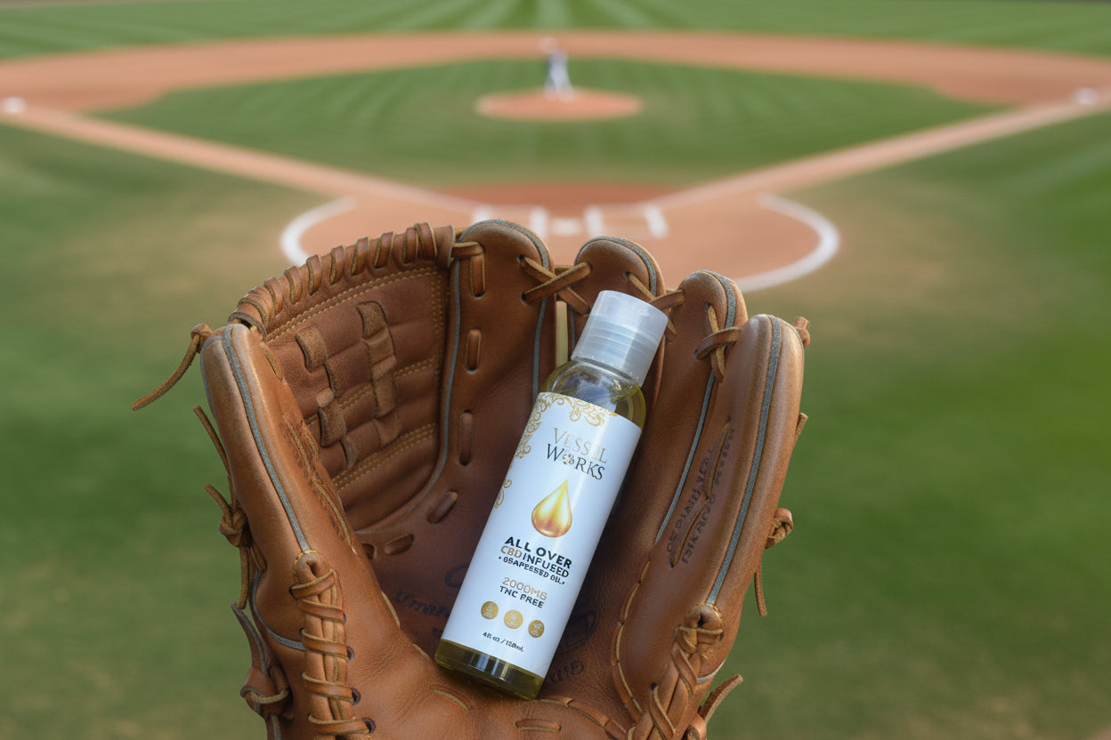 Vessel Works All Over CBD Grape Seed Oil 4oz 2000mg for pain