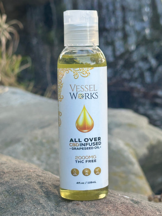 Vessel Works All Over CBD Salve and Oil bundle