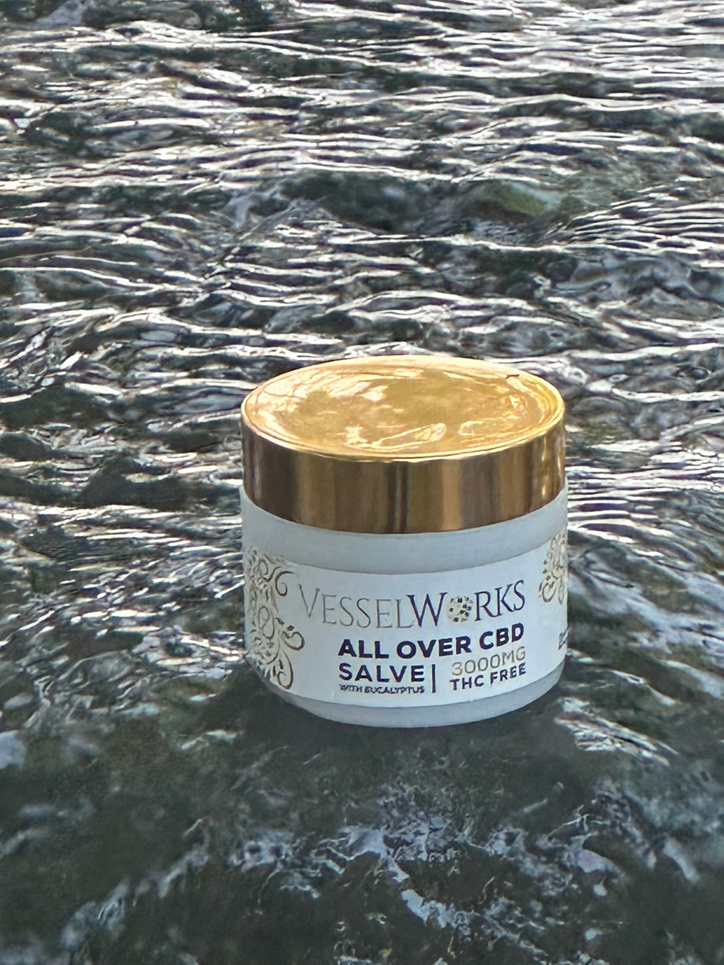 Vessel Works All Over CBD Salve 2oz 3000mg THC free
